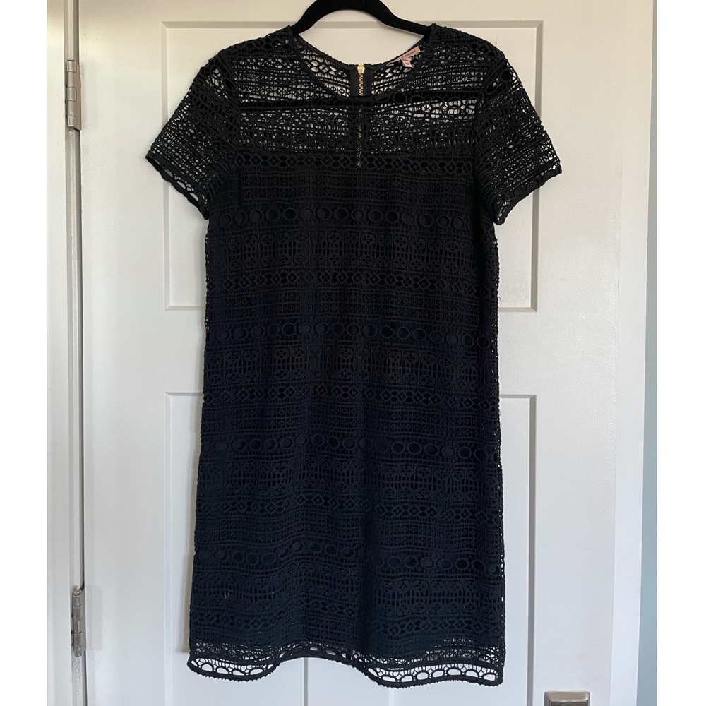 Juicy Couture Lace Black Mini Dress